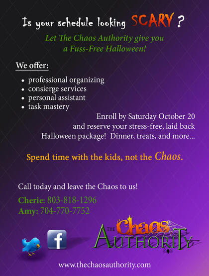 Chaos Autority Halloween ad